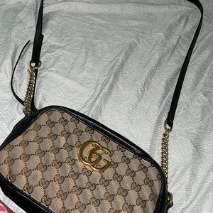 Normal wear and tear. Still looks nice. Authentic